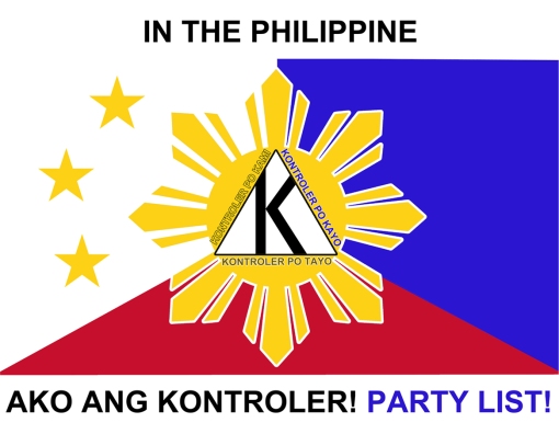 Ako ang Kontroler Party List Logo and Flag in the Philippines web
