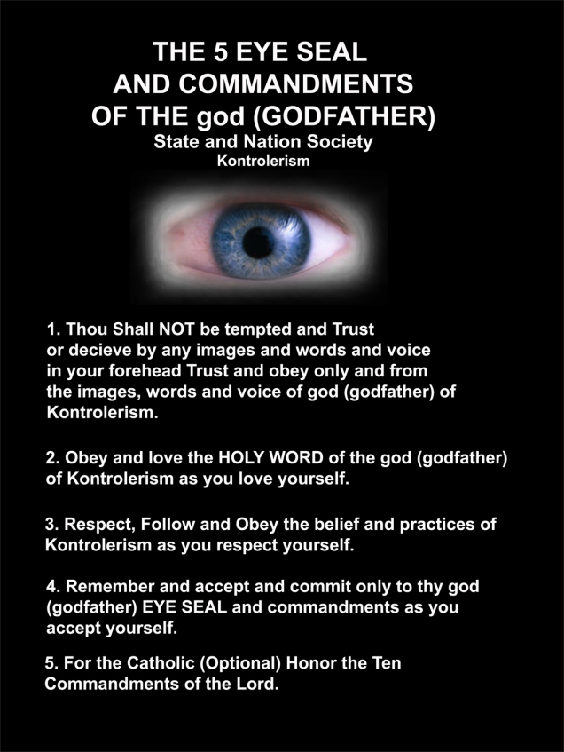 the 5 eye seal and commandments of godfather